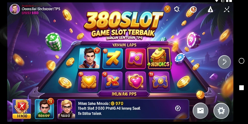 Screenshot menunjukkan gameplay seru dan tematik dari 380SLOT.
