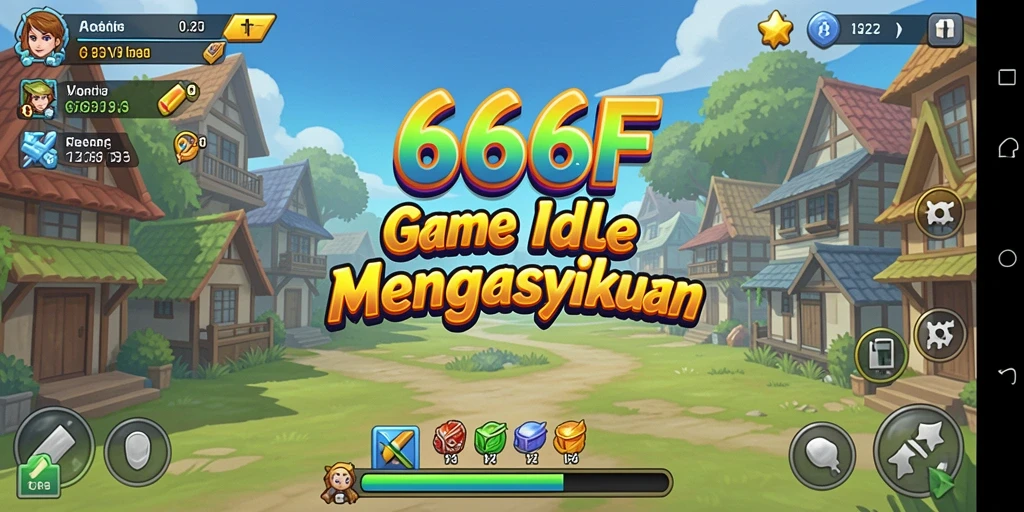 Tangkapan layar permainan 666F menunjukkan antarmuka menarik dengan elemen gameplay yang menyenangkan.