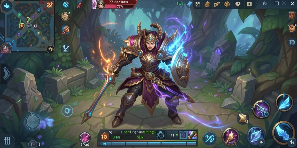 Tampilan gameplay 777AG yang strategis dan mendetail.
