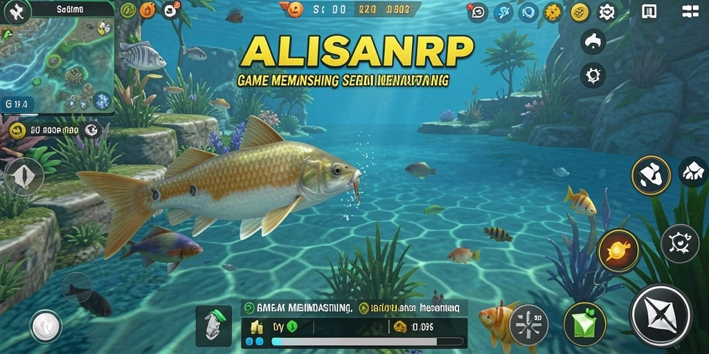 Gameplay seru memancing di ALISANRP dengan grafis menakjubkan.