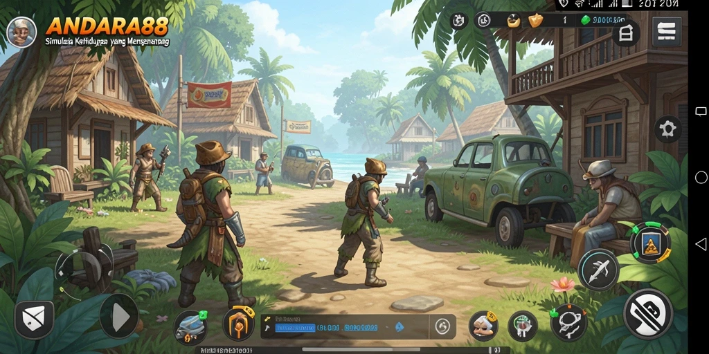 Tangkapan layar menunjukkan gameplay menarik di ANDARA88.