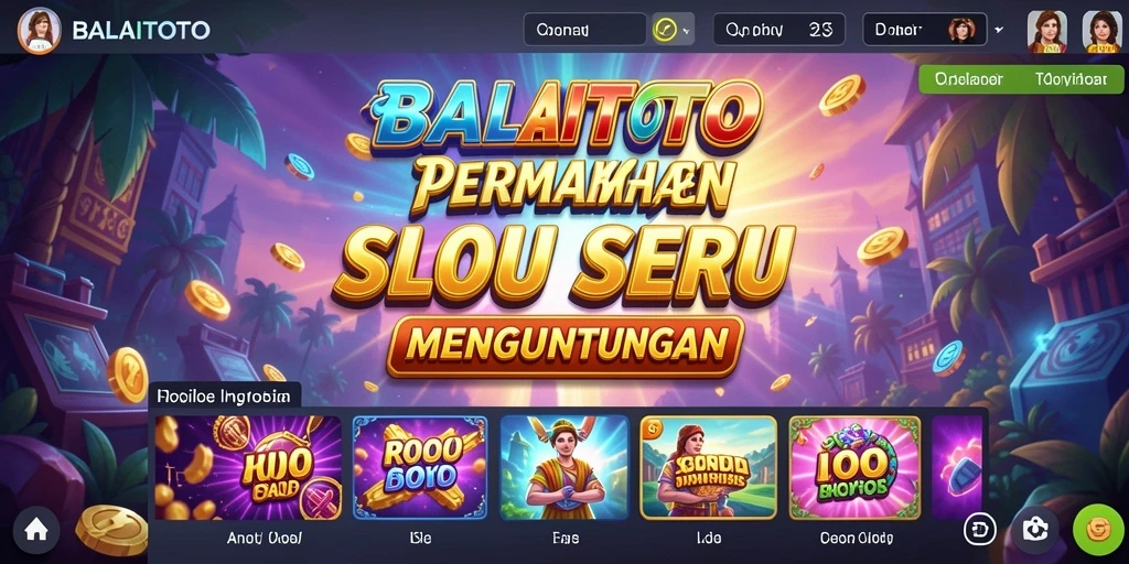 Screenshot gameplay BALAITOTO menampilkan keseruan bermain slot.
