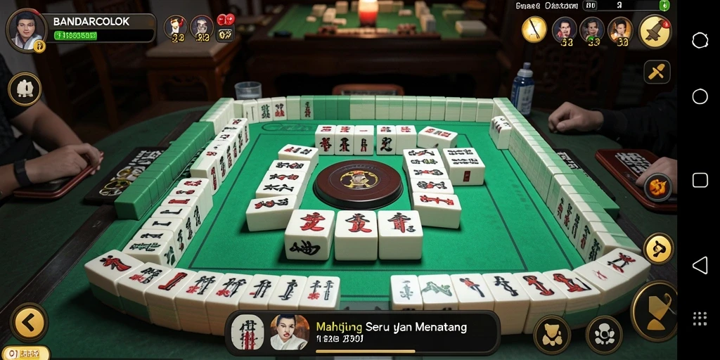 Gameplay menarik Mahjong di BANDARCOLOK dengan grafis cantik.