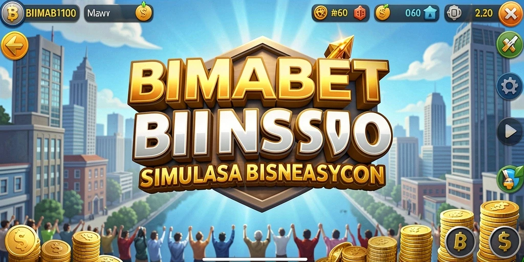 Tampilan gameplay BIMABET menunjukkan keseruan dalam membangun bisnis Tycoon.