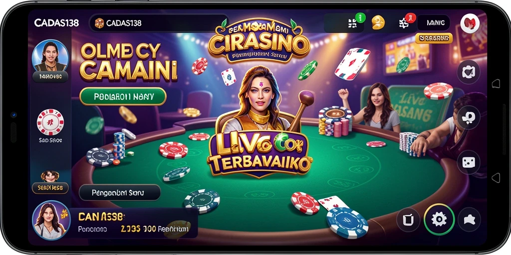 Tampilan memukau dari permainan Live Casino di CADAS138.