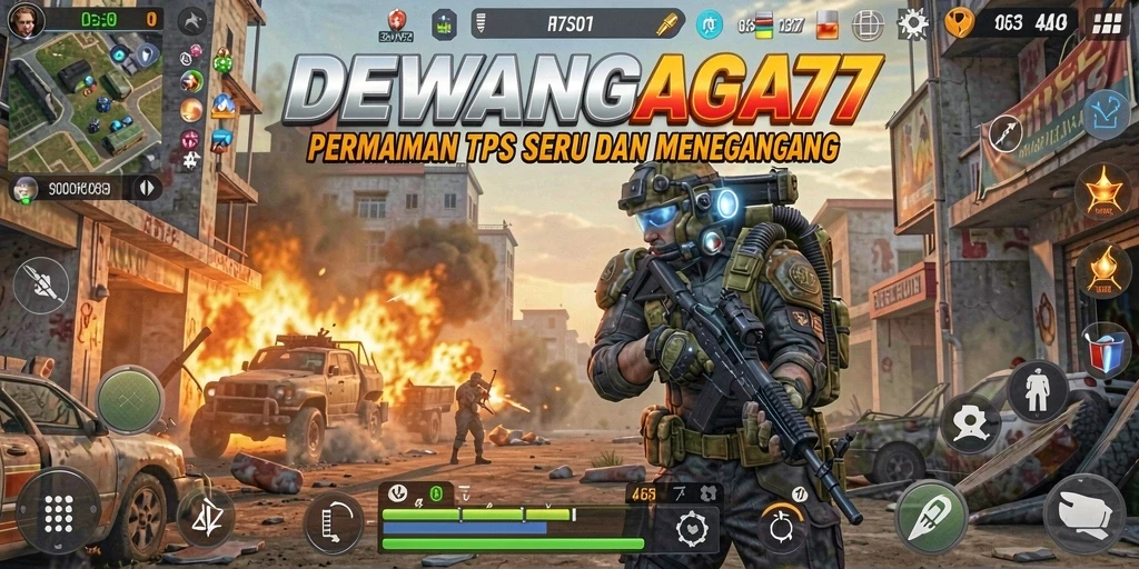 Screenshot gameplay DEWANAGA77 menampilkan aksi menegangkan dalam perang.
