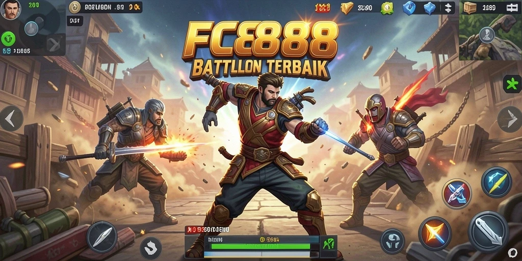 Gameplay seru dan menegangkan dalam FC888 Battle Royale.