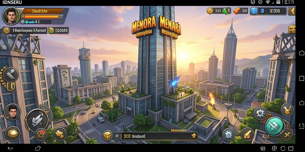 Gameplay menara pertahanan yang seru dan menantang di IDNSERU.