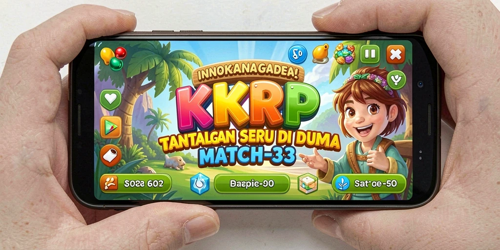 Screenshot gameplay KKRP yang menampilkan tantangan seru Match-3.