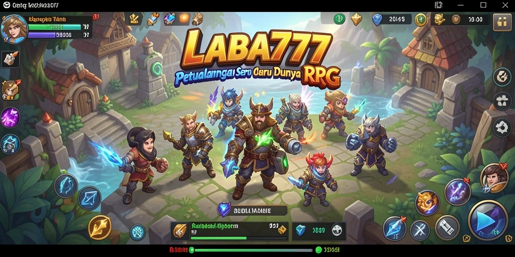 Tampilan gameplay seru dari LABA777 dengan pertarungan epik.