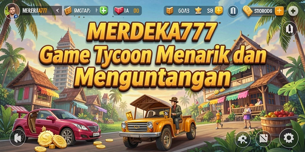 Tampilan gameplay seru dan menantang dari MERDEKA777.