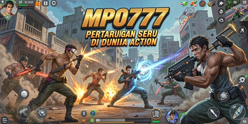 Tangkapan layar MPO777 menampilkan aksi pertempuran yang intens dan grafis memukau.