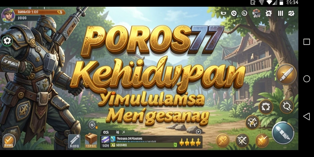 Screenshot gameplay POROS77 yang menampilkan interaksi sosial yang menarik.