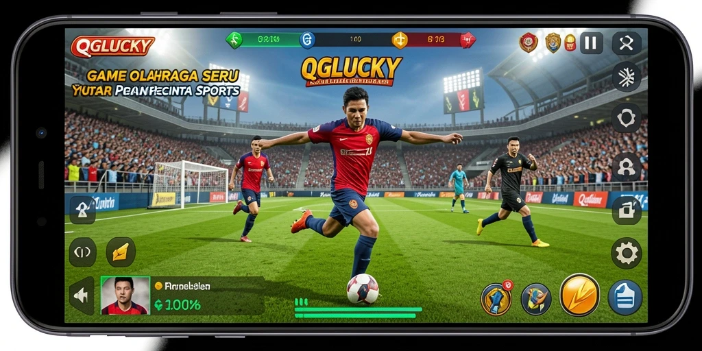 Tangkapan layar gameplay QGLUCKY yang seru dan mendebarkan.