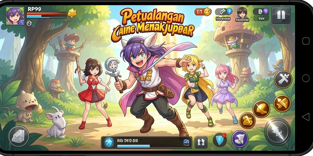 Tampilan gameplay RP99 yang menarik dan penuh aksi.