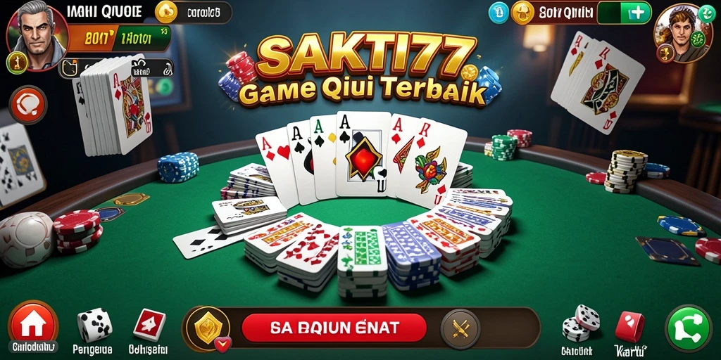 Gameplay seru QiuQiu di SAKTI77 dengan pemain aktif.