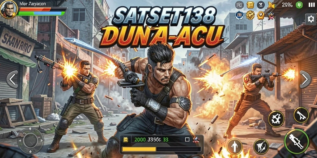 Gameplay Action seru dengan karakter unik dalam SATSET138.
