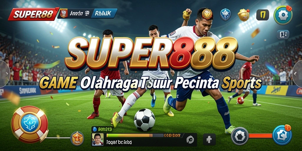 Gameplay seru dari SUPER88 yang menampilkan pertandingan olahraga.