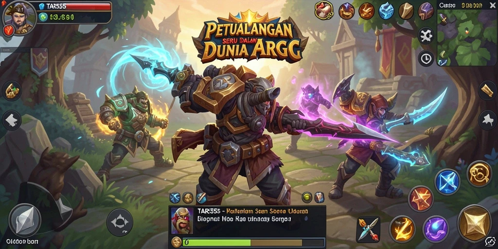Gameplay TAR555 yang mendebarkan dalam dunia ARPG.