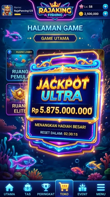 Fitur pencarian cepat di aplikasi rajaking untuk menemukan aplikasi favorit.